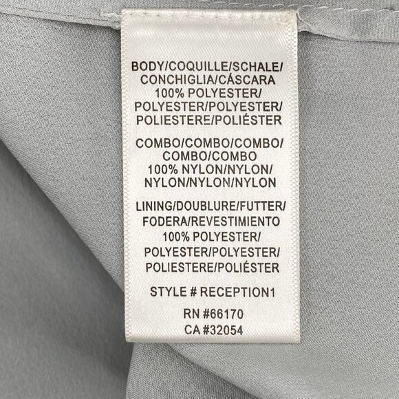 BHLDN Gray Gold Beaded Tulle Maxi Dress | Size 14 - Picture 6 of 12